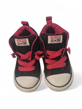 Converse Street Mid Rise Black/Red Cushion Comfort Sneakers